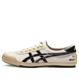 Кроссовки проблема улыбка Asics, бежевый 1203a352-100 | cream/black