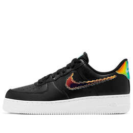 Кроссовки air force 1 низкие Nike, черный cv1699-002 | black/multi-color/white