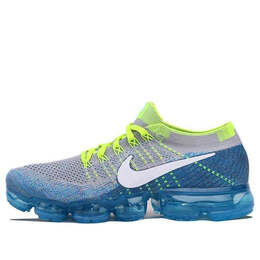 Кроссовки air vapormax Nike, серый 849558-022 | gray/blue/yellow