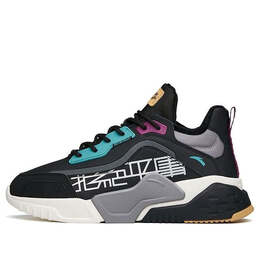 Кроссовки ретро низкие кеды Anta, черный 112148980-2 | black/grey/blue