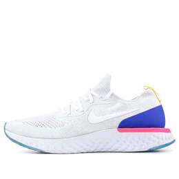 Кроссовки epic react flyknit Nike, белый aq0067-101 | white