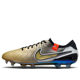 Кроссовки Tiempo Legend 10 Elite FG SE Nike, золотой fj2515-900 | mtlc gold silk/mtlc gold coin-black-total crimson