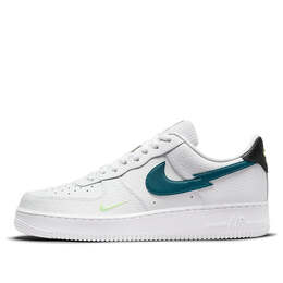Кроссовки мужские Nike Air force 1 низкие кожаные, белый dj6894-100 | white/green/black