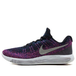 Кроссовки lunarepic low flyknit 2 Nike, черный 863779-015 | black/reflect silver-deep royal blue