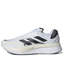 Кроссовки adizero boston 10 Adidas, белый gy0928 | white/black