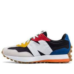 Кроссовки 327 New Balance, серый ms327pbb | grey/black/blue/yellow/red