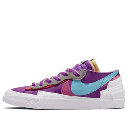 Кроссовки x sacai x kaws блейзер низкий Nike, фиолетовый dm7901-500 | purple/blue