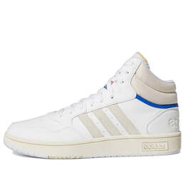 Кроссовки hoops 3.0 средние Adidas, белый gz1345 | cloud white/chalk white/core black