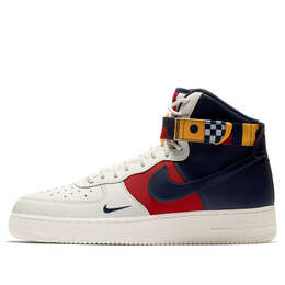 Кроссовки air force 1 высокие Nike, белый ar5395-100 | white/red/blue