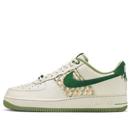 Кроссовки air force 1 низкие Nike, белый fn0369-100 | white/beige/green