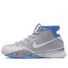 Кроссовки zoom kobe 1 protro Nike, серый aq2728-001 | grey/blue