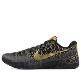 Кроссовки kobe 11 id mamba day Nike, черный 865773-991 | black/blue/gold