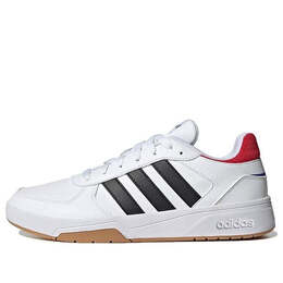 Кроссовки судбит суд Adidas, белый hq1762 | cloud white / core black / better scarlet