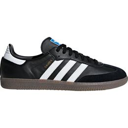 Кроссовки SAMBA OG из натуральной кожи Adidas, цвет Schwarz/Weiß/Braun 125000002 | schwarz/weiß/braun