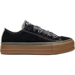 Кроссовки Chuck Taylor All Star Lift Platform замшевые Converse, цвет Schwarz/Grau 215795001 | schwarz/grau