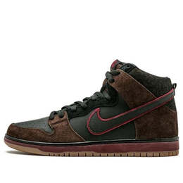 Кроссовки sb dunk high premium Nike, черный 313171-013 | black