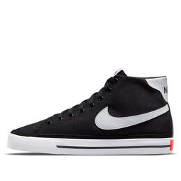 Кроссовки Court Legacy Canvas Mid Nike, черный dd0162-001 | black/white