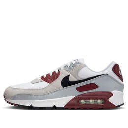 Кроссовки air max 90 Nike, белый fn6958-101 | white/black/dark team red/pure platinum