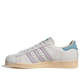 Кроссовки оригинальные superstar 82 shoes Adidas, белый id2151 | crystal white / clear blue / green