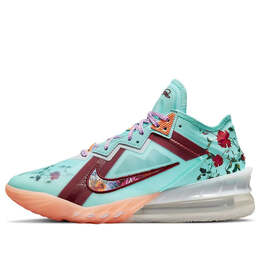 Кроссовки mimi plange x lebron 18 низкие Nike, синий cv7562-400 | blue/red