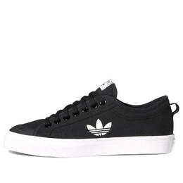 Кроссовки nizza трилистник Adidas, черный fw5185 | black/white