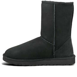 Кроссовки классические короткие ботинки зимние Ugg, черный 5800-blk | black