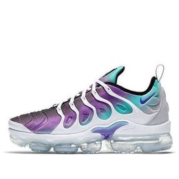 Кроссовки air vapormax plus Nike, белый 924453-101 | white/purple/green/black