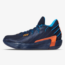 Кроссовки Adidas Dame 7, синий/оранжевый fz1103
