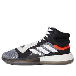 Кроссовки Marquee Boost Mid Adidas, белый bb7822 | white/black