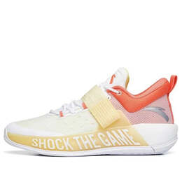 Кроссовки шокируют игру 4 low Anta, белый 112231608-6 | white/yellow/orange