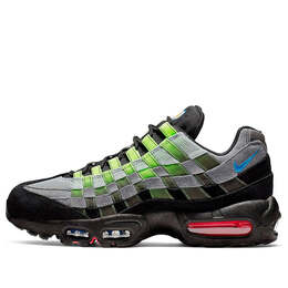 Кроссовки air max 95 плетеные серо- Nike, серый aq0764-001 | grey/green