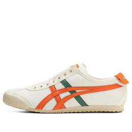 Кроссовки mexico 66 slip on Onitsuka Tiger, белый 1183a360-115 | white/orange/green