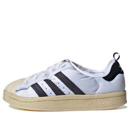 Кроссовки пуффилетт Adidas, белый hp6697 | white/black/creamyellow