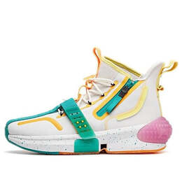 Кроссовки x драконий жемчуг супер Anta, белый 112011619-12 | white/green/pink/yellow
