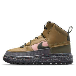 Кроссовки air force 1 boot nn Nike, коричневый dd0747-300 | brown/black/pink