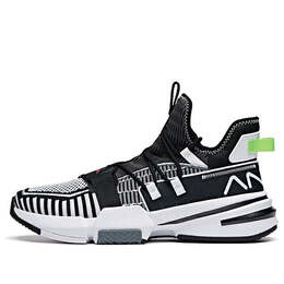 Кроссовки легкие Anta, черный 112021609-3 | black/white/green