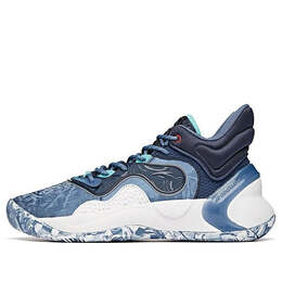 Кроссовки шокируют игру средний верх Anta, синий 112041612-3 | blue/navy/white