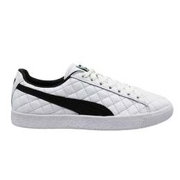 Кожаные мужские кроссовки на шнуровке Clyde Deux FM E 363636 01 Puma, белый 3840679 | weiß