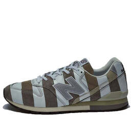 Кроссовки mita sneakers x nb 996 серо-коричневые New Balance, белый cm996mig | creamwhite/brown/green