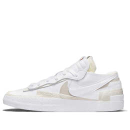 Кроссовки x sacai blazer low Nike, белый dm6443-100 | white/sail