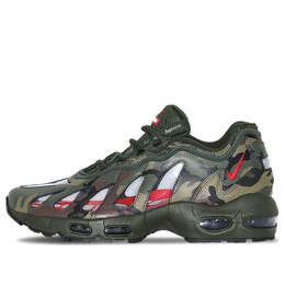 Кроссовки x supreme air max 96 Nike, зеленый cv7652-300 | green/red/white