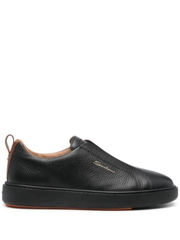 Santoni кожаные кроссовки, черный mbcd21995neatlld | черный