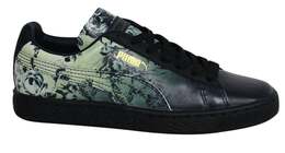 Черные мужские кожаные кроссовки Basket classic house of hackney 357819 01 b13d Puma, черный 3836966 | schwarz