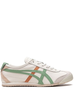 Onitsuka Tiger кроссовки Mexico 66 Cream/Green/Orange, белый 1183b771112 | белый