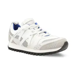 Кроссовки с добавлением кожи Emporio Armani, белый ea222m000024g540041 | bianco
