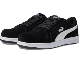Кроссовки Puma Safety Iconic Suede Low ASTM EH, цвет Black/White 9806435 | black/white