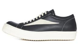 Кеды мужские низкие Rick Owens, черный / белый ru02c7897lcglvs-911