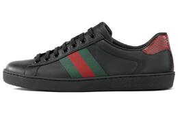 Кроссовки Gucci Ace Skateboarding, черный/темно-красный/темно-зеленый 386750 a38d0 1078