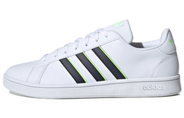 GRAND COURT Скейтбординг Кроссовки Мужские Низкие Белый/Черный/Зеленый Adidas Neo fv8472