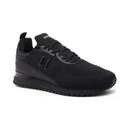 Кожаные велюровые кроссовки Karl Lagerfeld, черный kl235m0000061110040 | nero